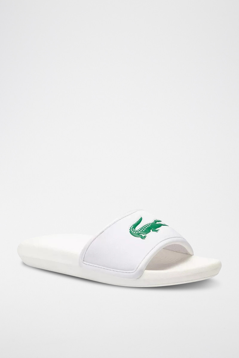 Claquettes Croco Slide 119 3 Cma - Blanc et vert foncé  - 02 - 33715129