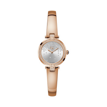 Montre à quartz en acier - Doré rose - 02 - 33753964