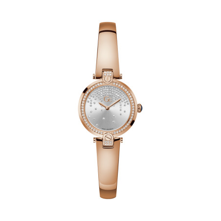 Montre à quartz en acier - Doré rose - 02 - 33753964