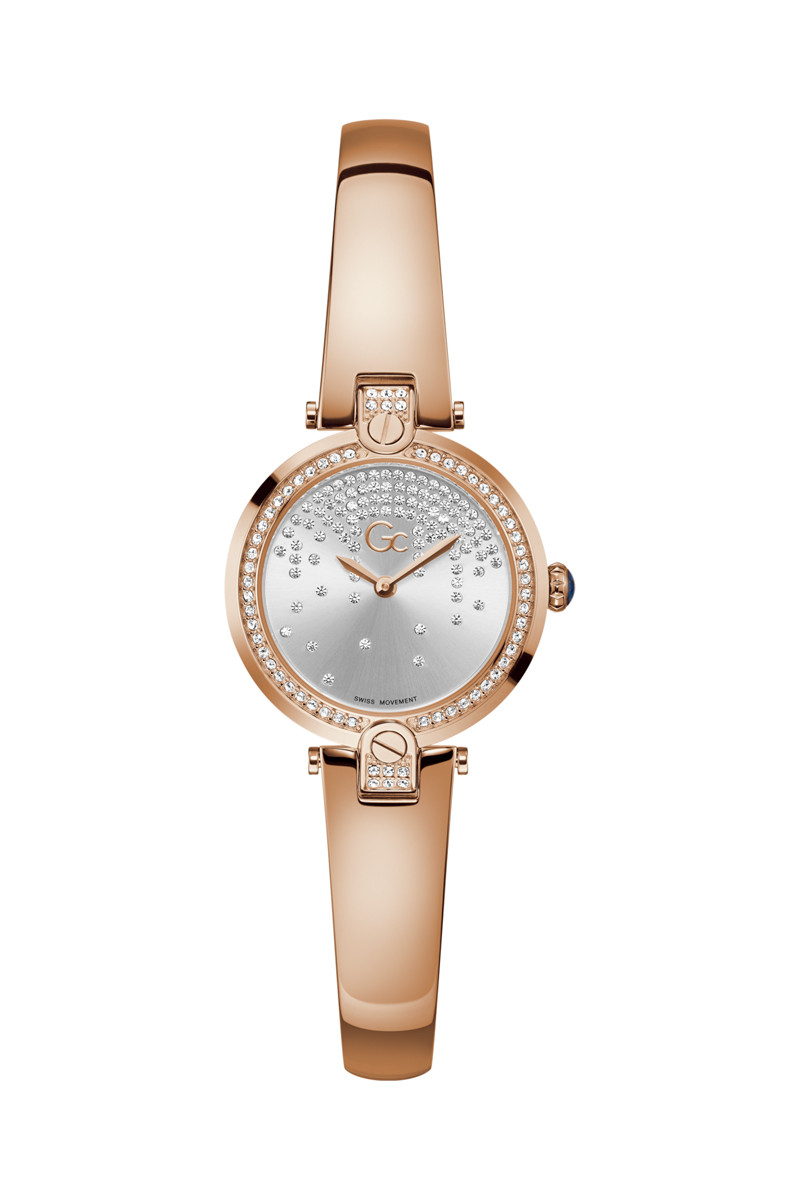 Montre à quartz en acier - Doré rose - 02 - 33753964