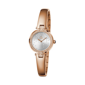 Montre à quartz en acier - Doré rose - 02 - 33753964