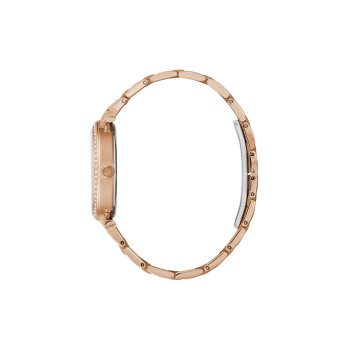 Montre à quartz en acier - Doré rose et argenté - 02 - 33753988