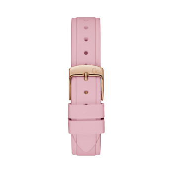 Montre à quartz en silicone - Rose et doré rose - 02 - 33753999