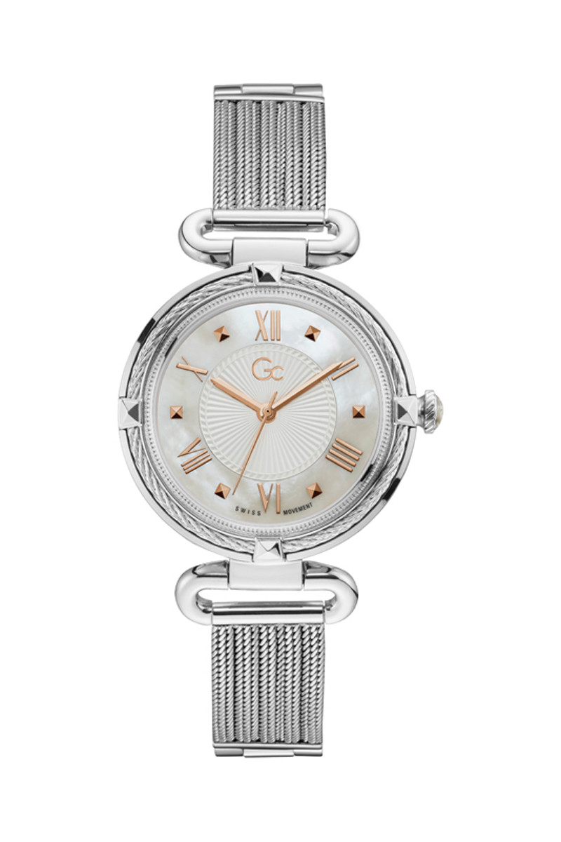 Montre à quartz en acier - Argenté et blanc - 02 - 33754011