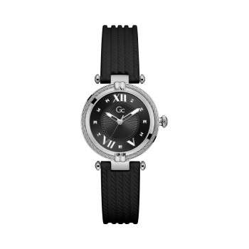 Montre à quartz en silicone - 
Noir et argenté - 02 - 33754017