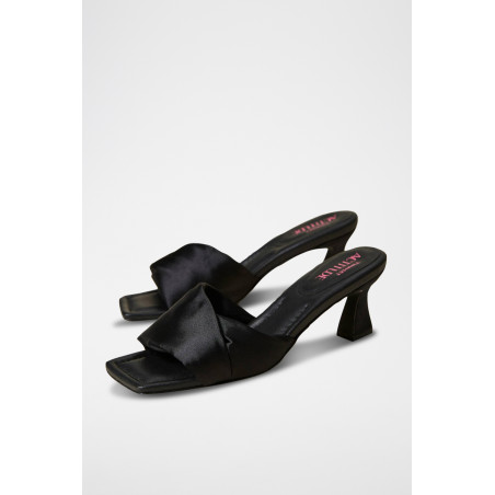 Mules à talons - Noir - 02 - 33743337