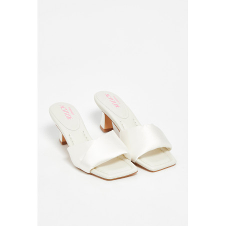 Mules à talons - Blanc - 02 - 33743339