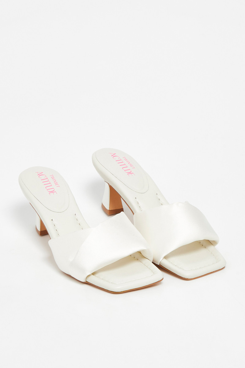 Mules à talons - Blanc - 02 - 33743339