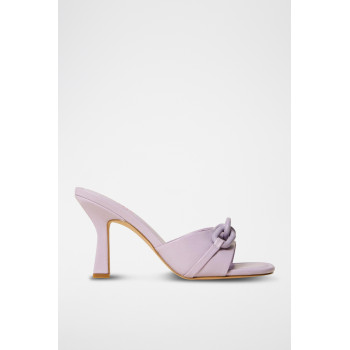 Mules à talons - Mauve - 02 - 33743340