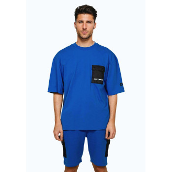 Hype T-shirt imprimé CONTINU8 PATCH POCKET - 01 - HY5210088|K11