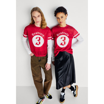 Jaded London T-shirt imprimé DOUBLE LAYER VARSITY UNISEX - 01 - JL021001F|G11