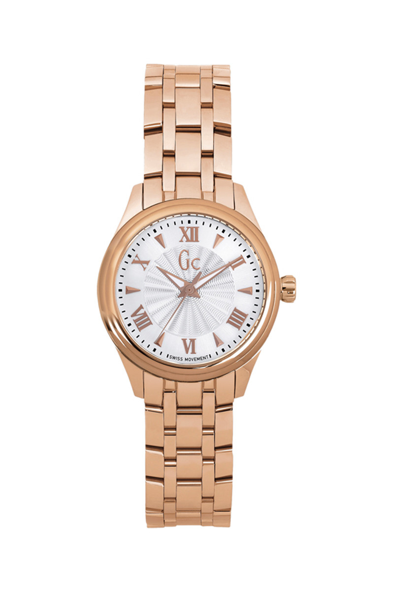 Montre à quartz en acier et PVD - Doré rose et blanc  - 02 - 33753949