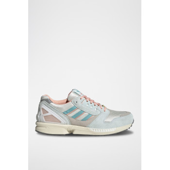 Sneakers en nubuck ZX 8000 - Gris clair et argenté - 02 - 33646719