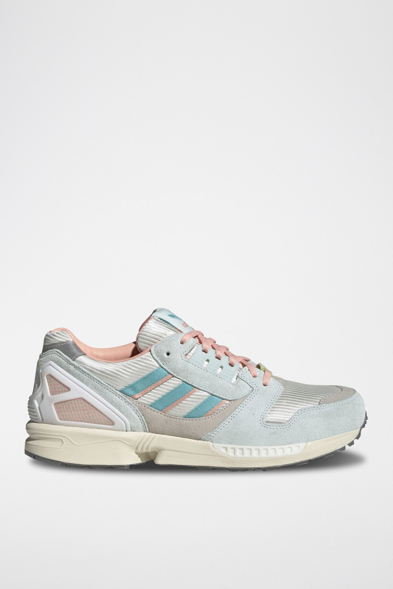 Sneakers en nubuck ZX 8000 - Gris clair et argenté - 02 - 33646719