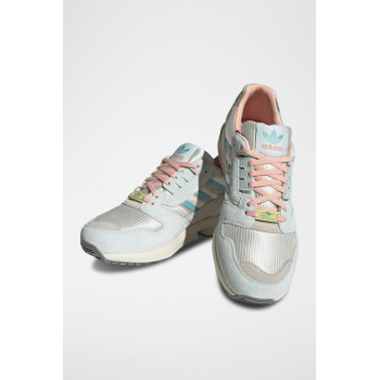 Sneakers en nubuck ZX 8000 - Gris clair et argenté - 02 - 33646719