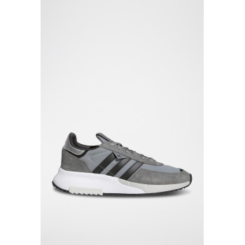 Sneakers en cuir Retropy F2 - Gris et noir - 02 - 33646736