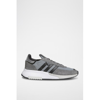 Sneakers en cuir Retropy F2 - Gris et noir - 02 - 33646736