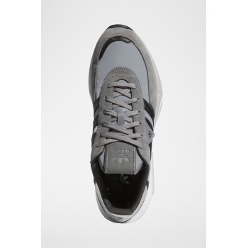 Sneakers en cuir Retropy F2 - Gris et noir - 02 - 33646736