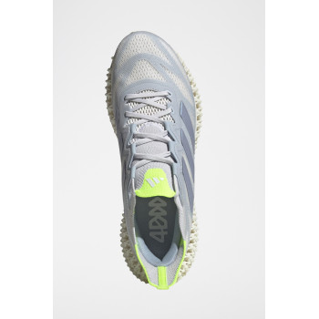 Chaussures de running 4DFWD 3 W - Gris et vert fluo - 02 - 33646834