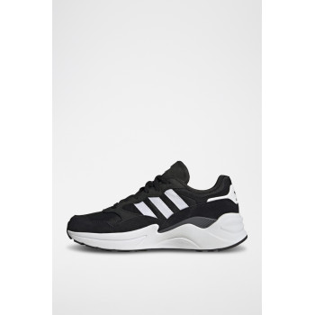 Chaussures de running en nubuck Adisuper - Noir et blanc - 02 - 33647028