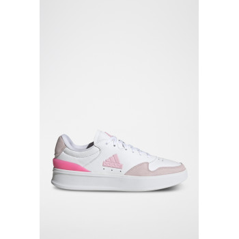 Chaussures de tennis en cuir Kantana - Blanc et rose - 02 - 33647170