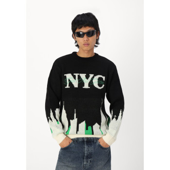 Only & Sons Pullover ONSEMILIO NYC INTARSIA KNIT - 01 - OS322Q0M5|Q11