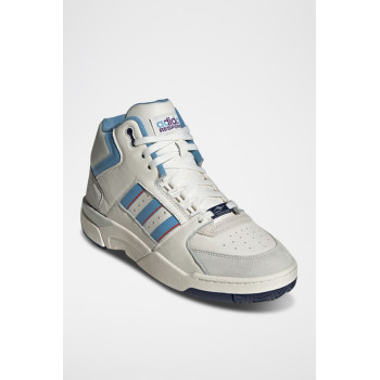 Chaussures de tennis en cuir Torsion - Ecru - 02 - 33646928