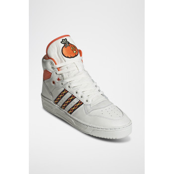 Chaussures de basketball montantes en cuir Rivalry - Blanc - 02 - 33647044