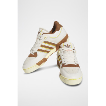 Chaussures de basketball en cuir et velours Rivalry - Beige - 02 - 33647081