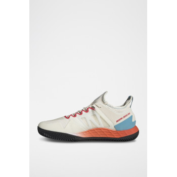 Chaussures de tennis Adizero Ubersonic 4 M Clay - Ecru et corail - 02 - 33647213