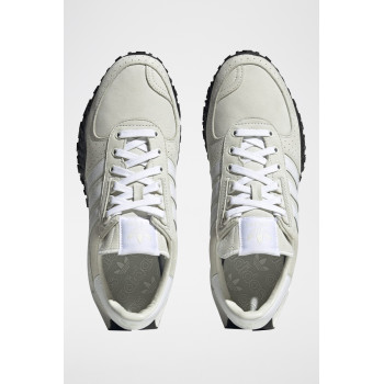 Sneakers en cuir Retropy E5 W.R.P. - Gris clair - 02 - 33647095