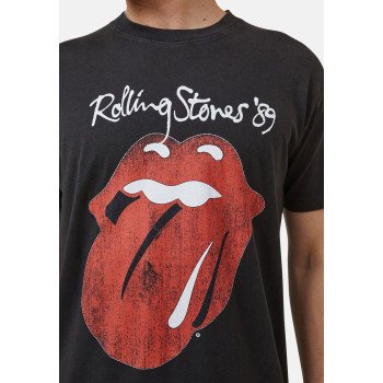 Cotton On T-shirt imprimé BOYFRIEND FIT ROLLING STONES - 01 - C1Q21D04V|Q12