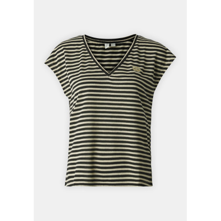 Vero Moda T-shirt imprimé VMMIVA V-NECK - 01 - VE121D293|Q11