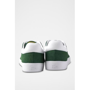 Baskets en cuir - Vert et blanc - 02 - 33730067