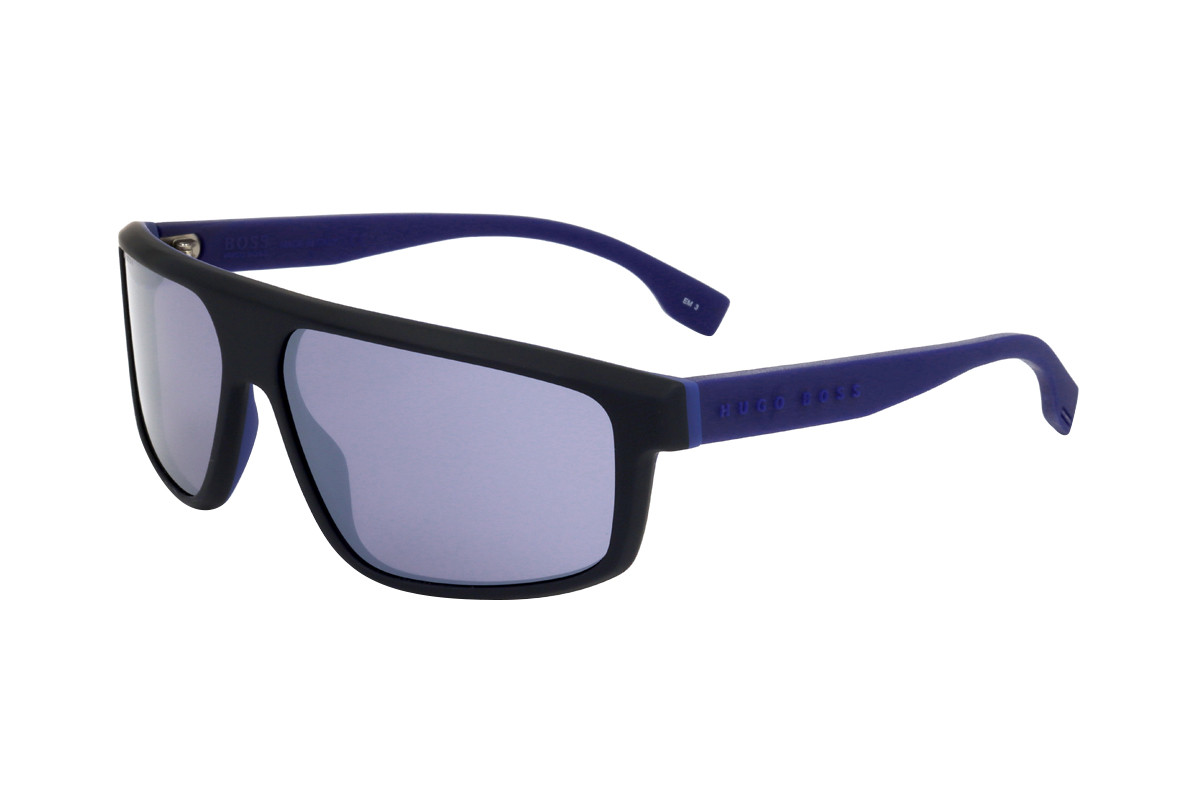 Lunettes de soleil homme - Verres effet miroir - Catégorie 3 - Hugo Boss - 02 - 33707307