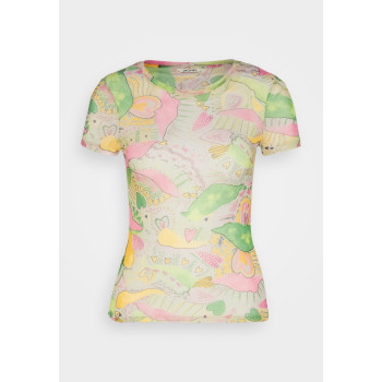 Monki T-shirt imprimé  - 01 - MOQ21E0AE|C11