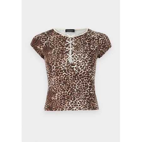 Even&Odd T-shirt imprimé LEOPARD TEE - 01 - EV421D2K4|T11