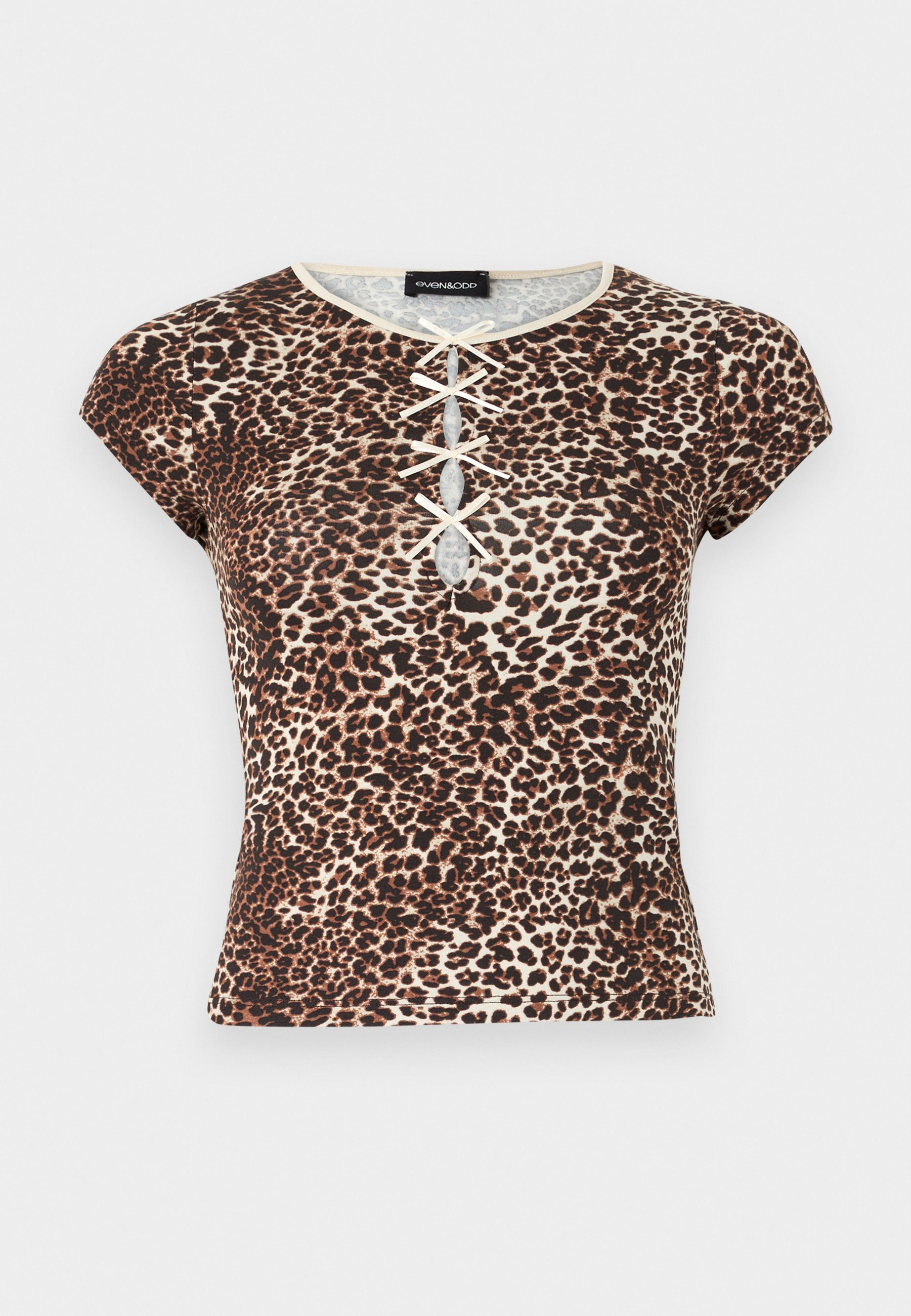 Even&Odd T-shirt imprimé LEOPARD TEE - 01 - EV421D2K4|T11