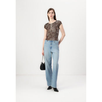 Even&Odd T-shirt imprimé LEOPARD TEE - 01 - EV421D2K4|T11