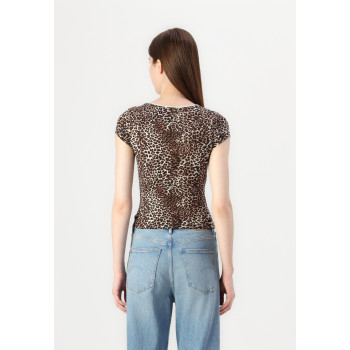 Even&Odd T-shirt imprimé LEOPARD TEE - 01 - EV421D2K4|T11