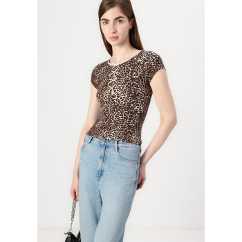 Even&Odd T-shirt imprimé LEOPARD TEE - 01 - EV421D2K4|T11