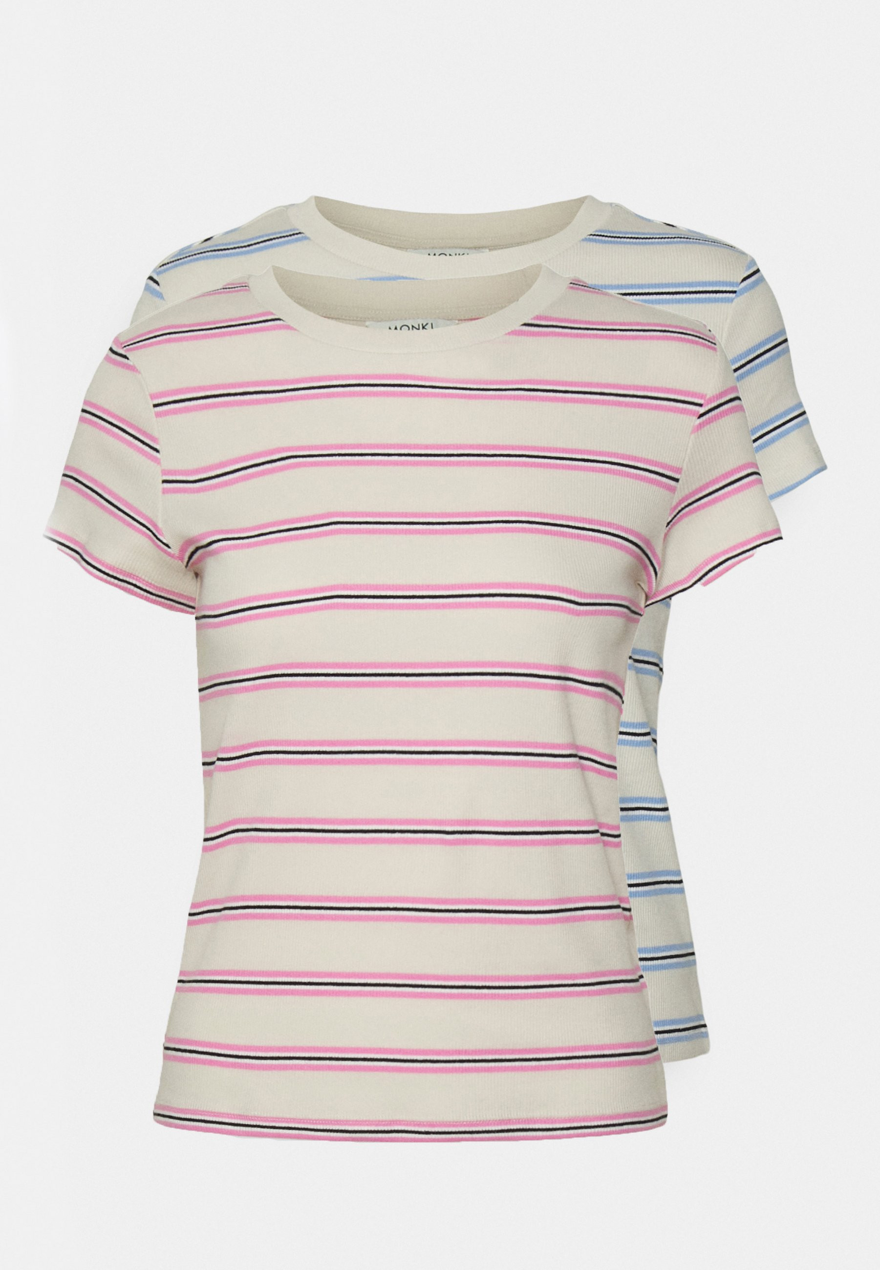 Monki T-shirt basique  - 01 - MOQ21D0C3|J11