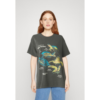 BDG Urban Outfitters T-shirt imprimé ANATOMY TURTLES TEE UNISEX - 01 - QX72100A3|Q11