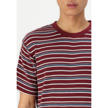 BDG Urban Outfitters T-shirt imprimé WAFFLE STRIPE TEE UNISEX - 01 - QX72100B1|G11