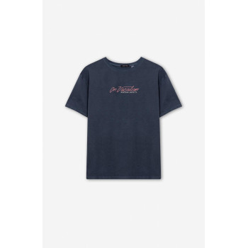 Kaotiko T-shirt imprimé ON VACATION UNISEX - 01 - KAI2100LU|K11