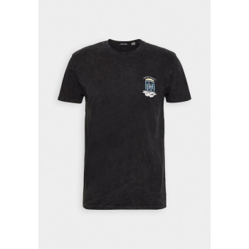 Kaotiko T-shirt imprimé WASHED TEMPLE OF EARTH UNISEX - 01 - KAI2100ET|Q11