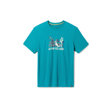 Smartwool T-shirt imprimé MOONLIGHT DESERT GRAPHIC SHORT SLEEVE - 01 - WO944K005|K11