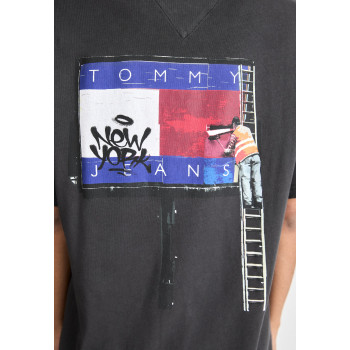 Tommy Jeans T-shirt imprimé FUN NOVELTY TEE UNISEX  - 01 - TOB2100DY|Q11