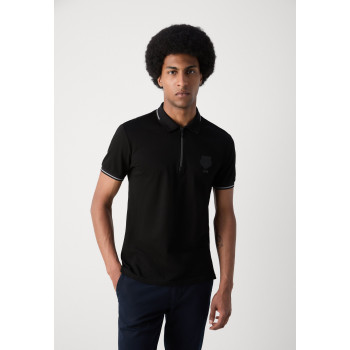 Antony Morato Polo SLIM FIT WITH RUBBER INJECTION LOGO PRINT - 01 - A1822P01Z|Q11