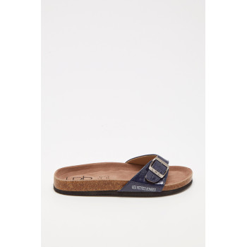 Mules vernies Disley - Bleu marine - 02 - 33593215